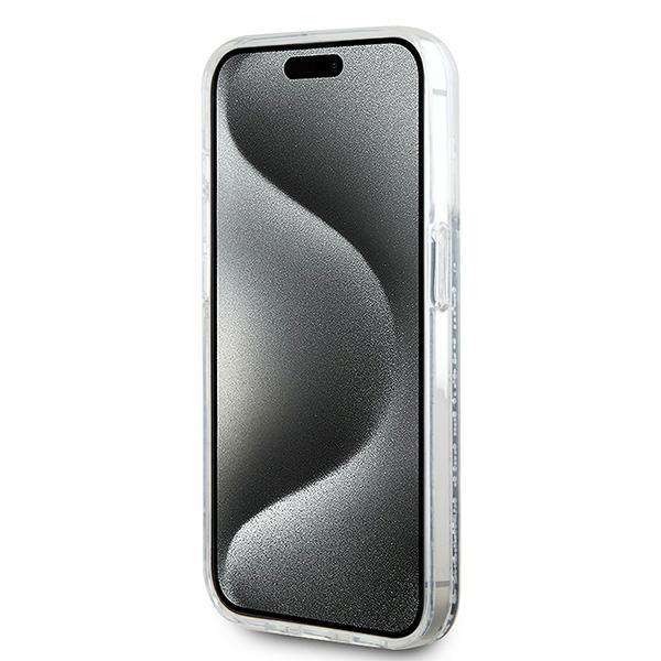 Karl Lagerfeld Klhmp14Xlgchsgh Iphone 14 Pro Max 6.7 Hardcase Transparent Liquid Glitter Choupette Head Magsafe