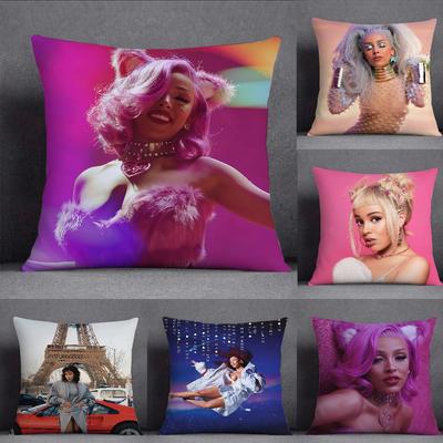 Singer DDoja Cat Pillow Case Square DoubleSided Printing Sofa Cushion Cover Pillowcase Bedroom Bedside