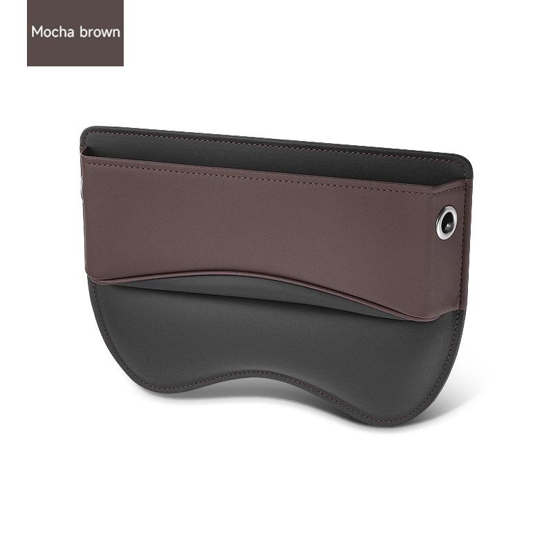 Universeller Auto-Leder-Sitzspalt-Organizer PU Auto-Konsolen-Seitenfach Sitzspalt-Aufbewahrungsbox Innenzubehör Auto-Innenraum