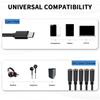 1 To 5 Ways USB Type C To 3.5mm TRS Female Multi Audio Headphone Stereo Cable Headset Splitter Cable for Phones Headsets Speaker