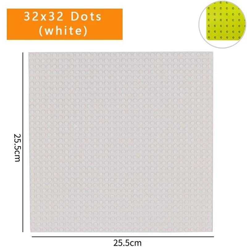 Non-Toxic 32*32 Baseplates Classic 32X32 Dots Base Plates City Diy Construction Building Blocks Figures Creative Toys Plastic Bricks Gifts