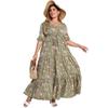 Summer Women's Dress Plus Size Bohemian Printed Loose Dresses