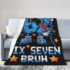 67 Six Seven Christmas Bruh Italian Brainrot Blankets Coral Fleece Plush Spring Throw Blankets for Home Outdoor Bedding Throws