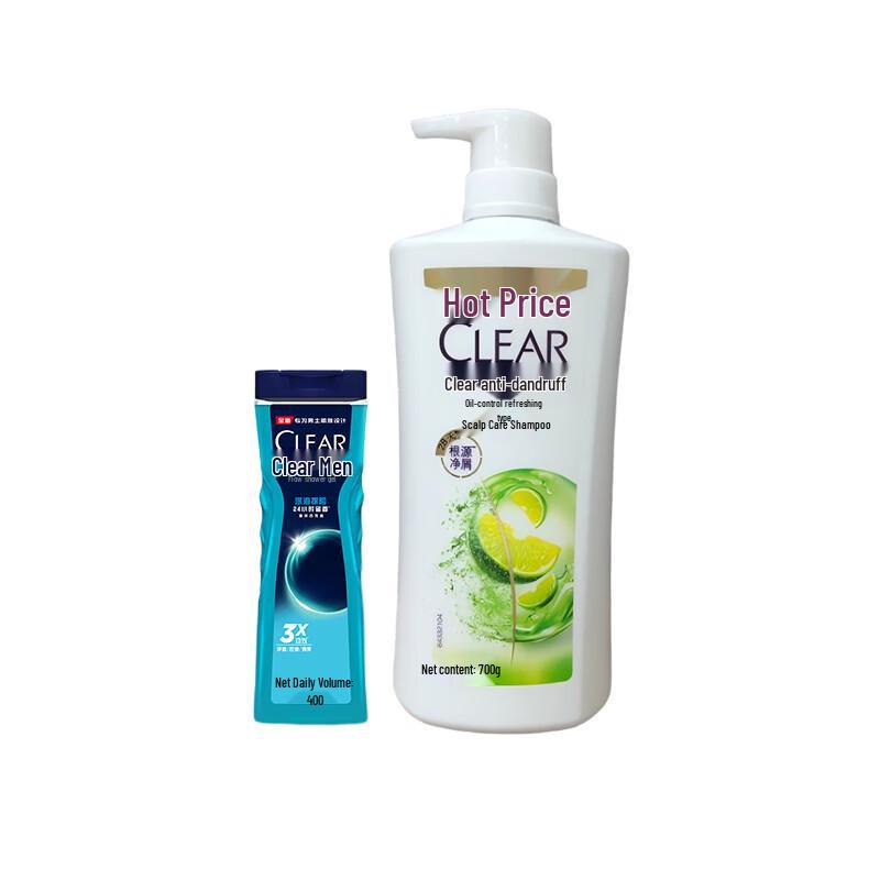 

Clear Men Deep Sea Adventure Shower Gel & Anti-Dandruff Shampoo Set