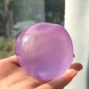 Balles Sensorielles à Presser Gelée Transparente 1 Pièce Jouet Fait Main Non Toxique à l'Huile de Coco pour Enfants Adultes Réduction du Stress Jeu