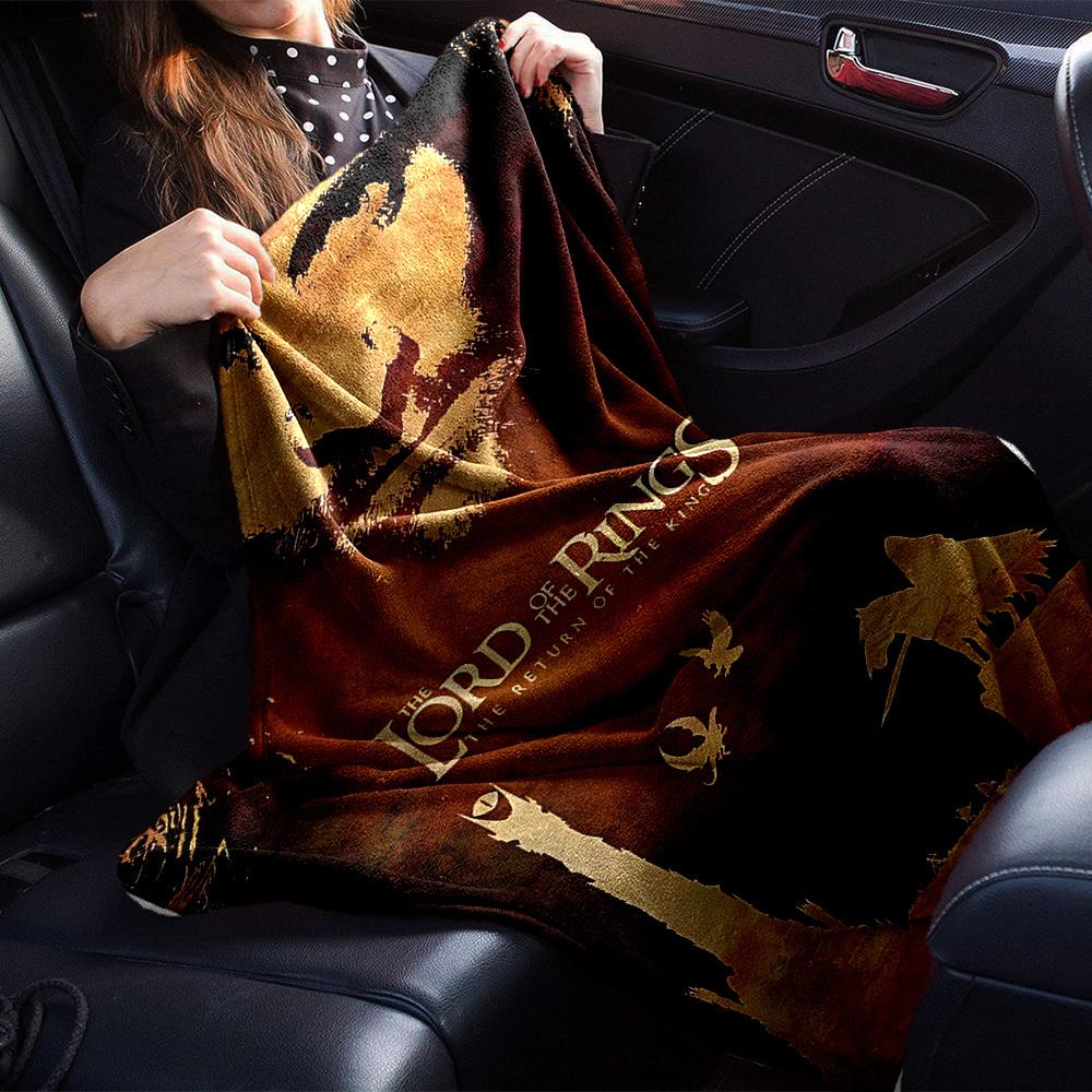 1pc The Lord of the Rings The Return of the King Flannel Blanket Soft Warm Throw for Home, Office, Travel, All-Season Cozy Bedding GiftL1031