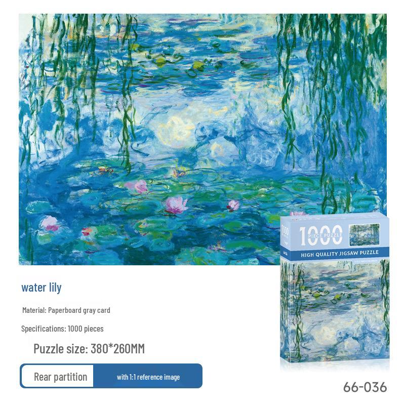 Van Gogh 1000-Piece Challenging Jigsaw Puzzle - Educational, Creative, and Relaxing for Kids