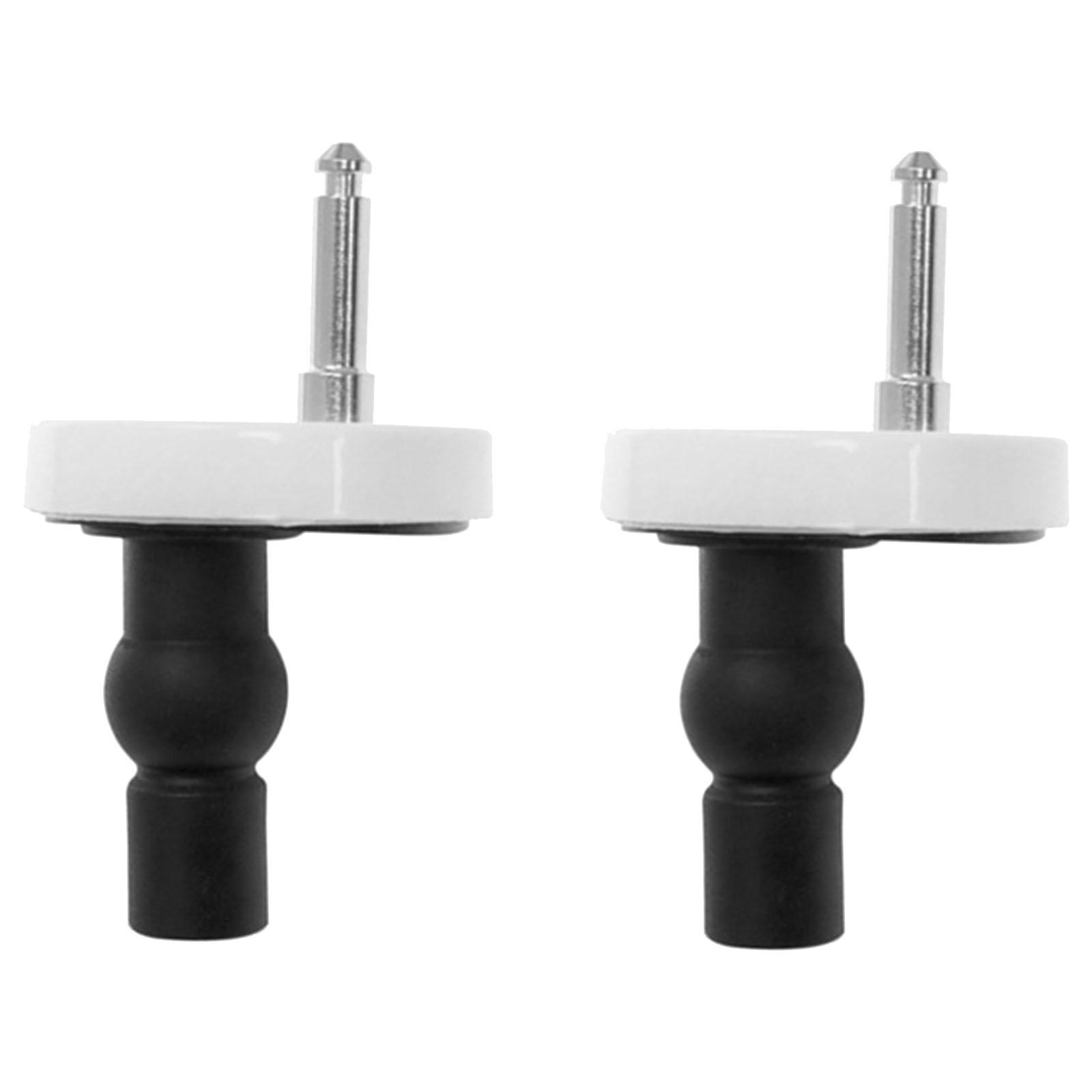 

2Pieces Quick Releases Toilet Seat Fixings Universal Bolts Fittings Secure Installation for Home and Public Restrooms