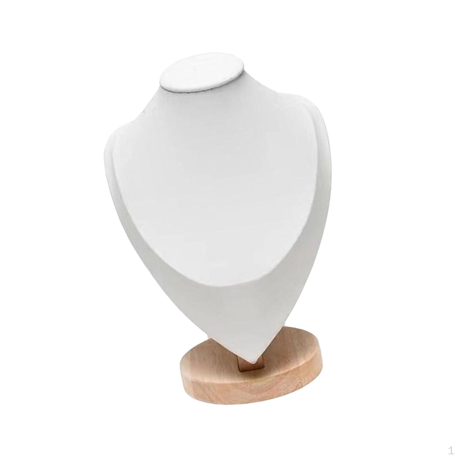 

Элегантный держатель для ювелирных изделий с ожерельями, гладкий и прочный для салона, комода, выставочного зала White M