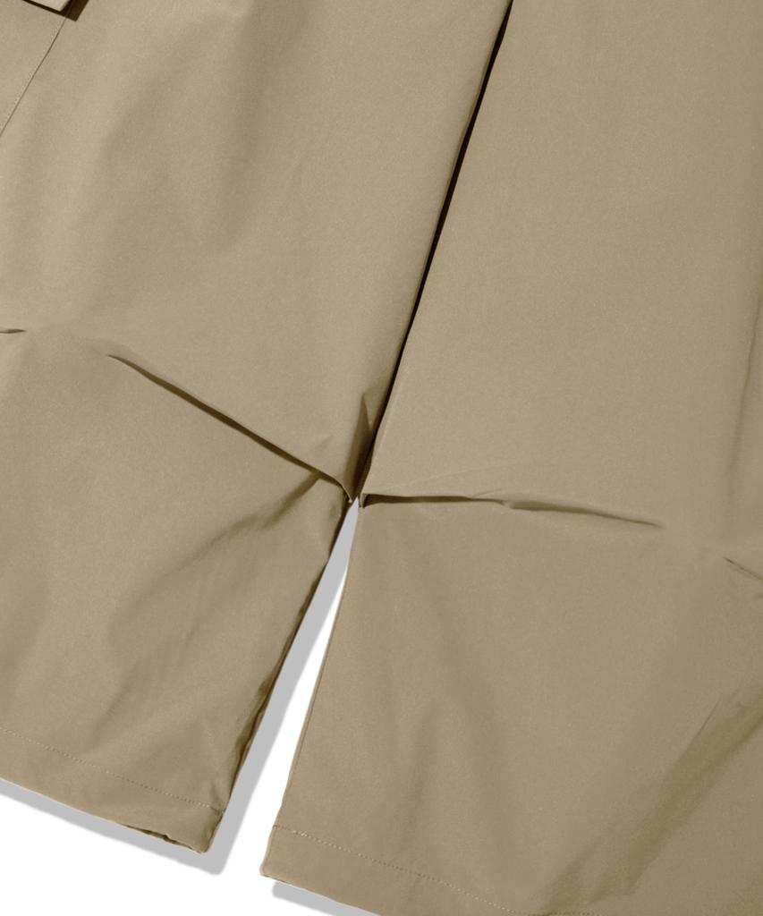 TRILLION Utility Belt Multi Cargo Bermuda Shorts_Beige