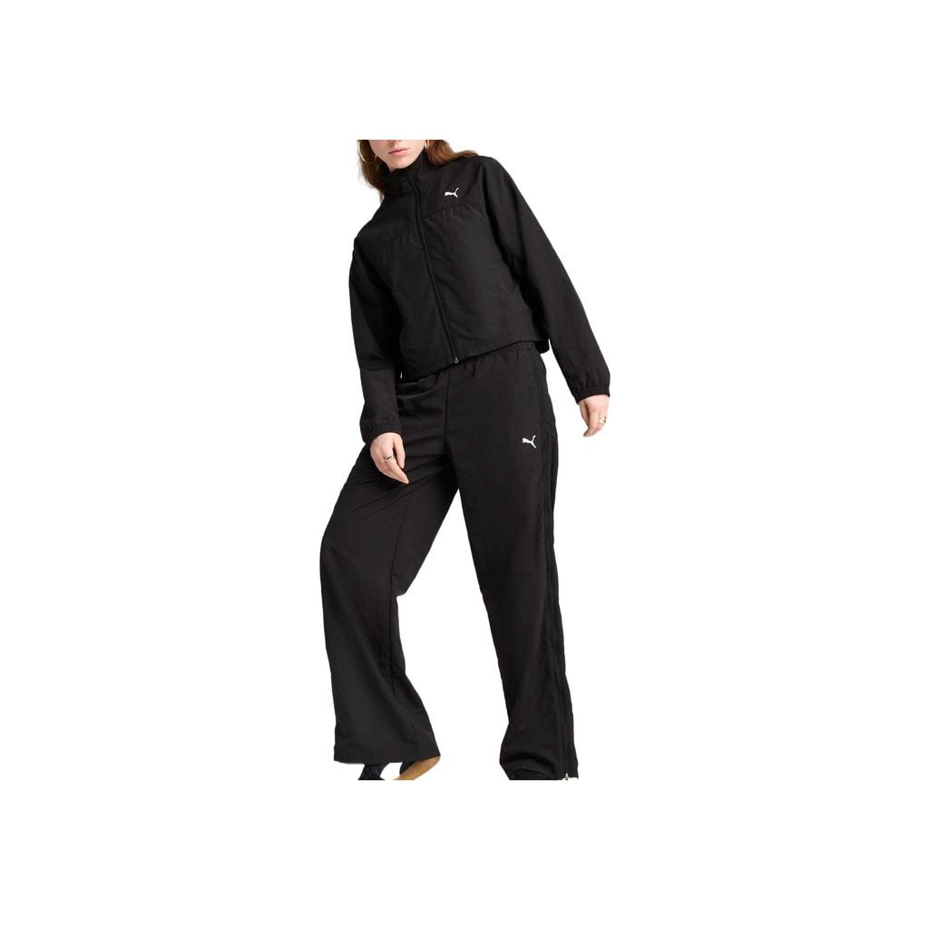 Puma Einfarbig Bequem Leicht Atmungsaktiv Jacke Damenjacken Schwarz 631917-01