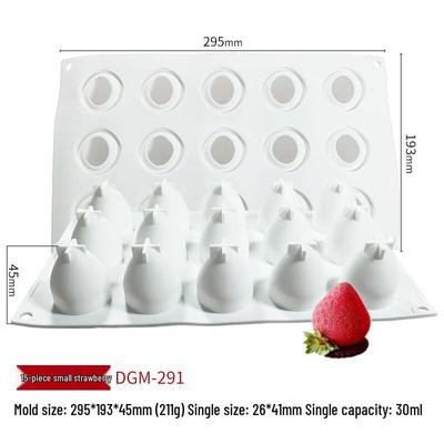 3D Obst Silikon Mousse Form