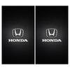 2Pcs Car Logo Center Pillar Protective Film Anti-scratch Sticker Decal For Honda Fit Mugen Insight Type S R VTEC Vezel RR SiPilot Fit XRV CRV HRV Dio
