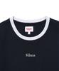Kimseupeulesikoteunmakes (Unisex) Kims Logo Ringer Tee Navy