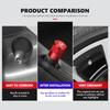 CFP5 For Skoda 4Pcs 3D Metal Tire Valve Caps Car Tyre Air Stems Cover Kamiq MK3 Roomster Rapid Kodiaq Karoq Fabia Enyaq