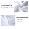 Luxury Pure Cotton White Bath and Floor Towels - Extra Large, Thick, and Absorbent for Hotels and Spas
