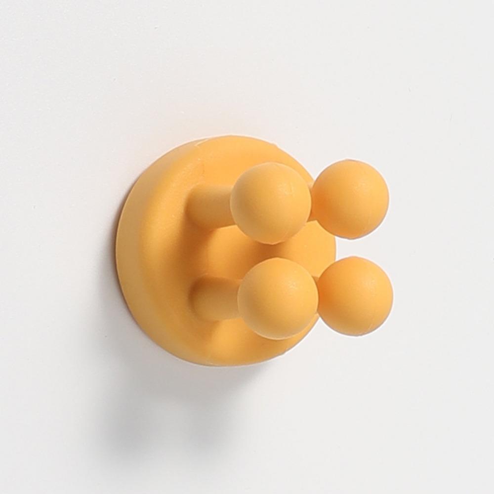 Suport pentru periuță de dinți din silicon, impermeabil, adeziv, montat pe perete, agățat, cârlige pentru cabluri, mufă, dormitor, baie, bucătărie, organizator