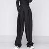 2024 Early Spring Women's High-Waisted Wide-Leg Casual Pants with Velcro