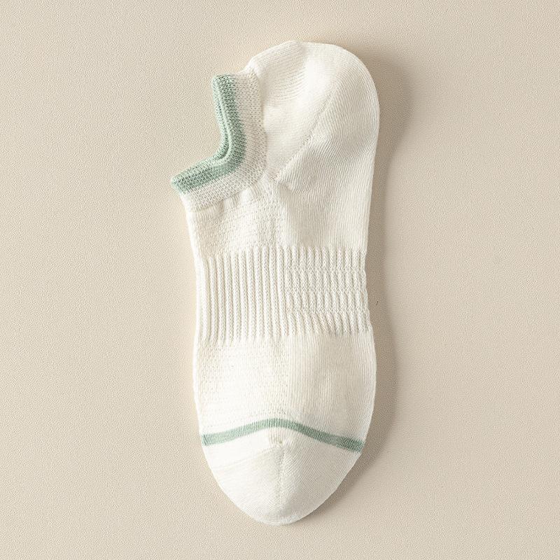 Women's Summer Thin Boat Socks, Summer Mesh Breathable, Anti-slip, Non-dropping, Shallow Mouth Invisible Socks, Boneless Women's Socks