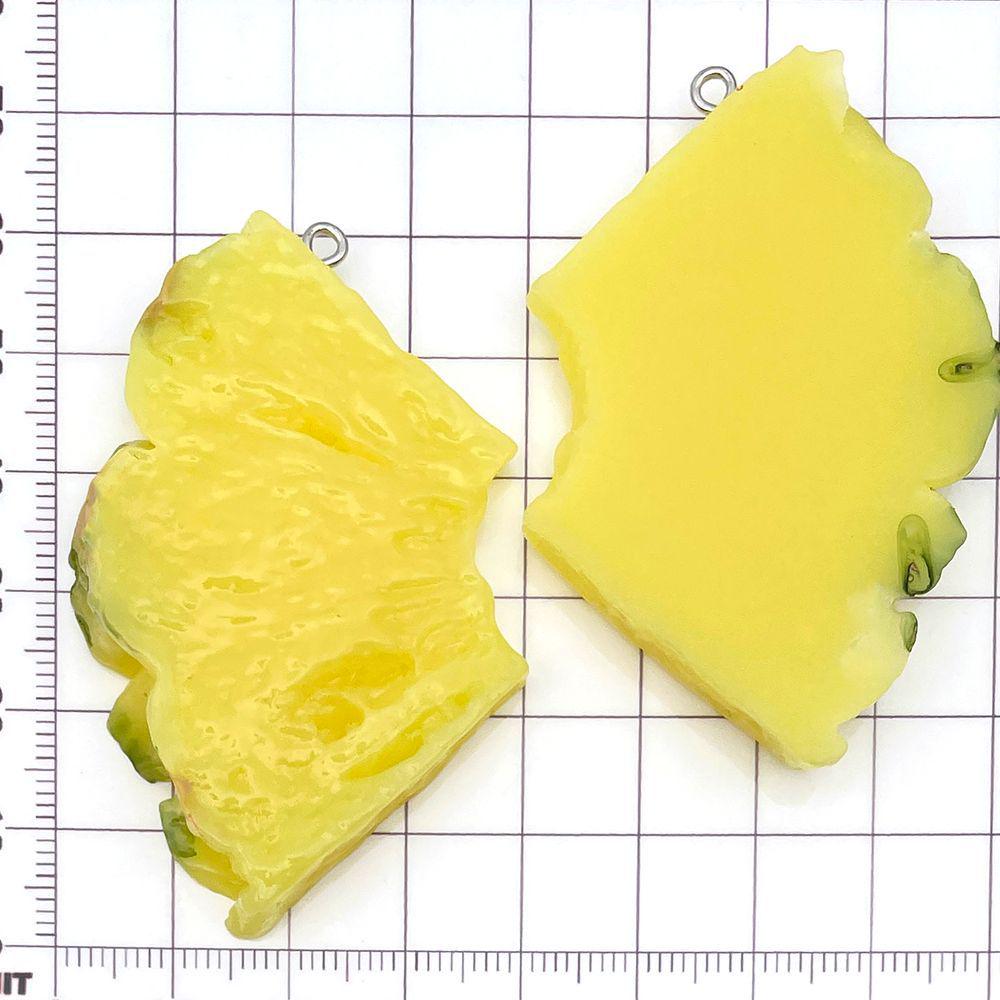 Set of 10 Large Colorful Resin Fruit Charms: Strawberry, Kiwi for DIY Bracelets & Necklaces