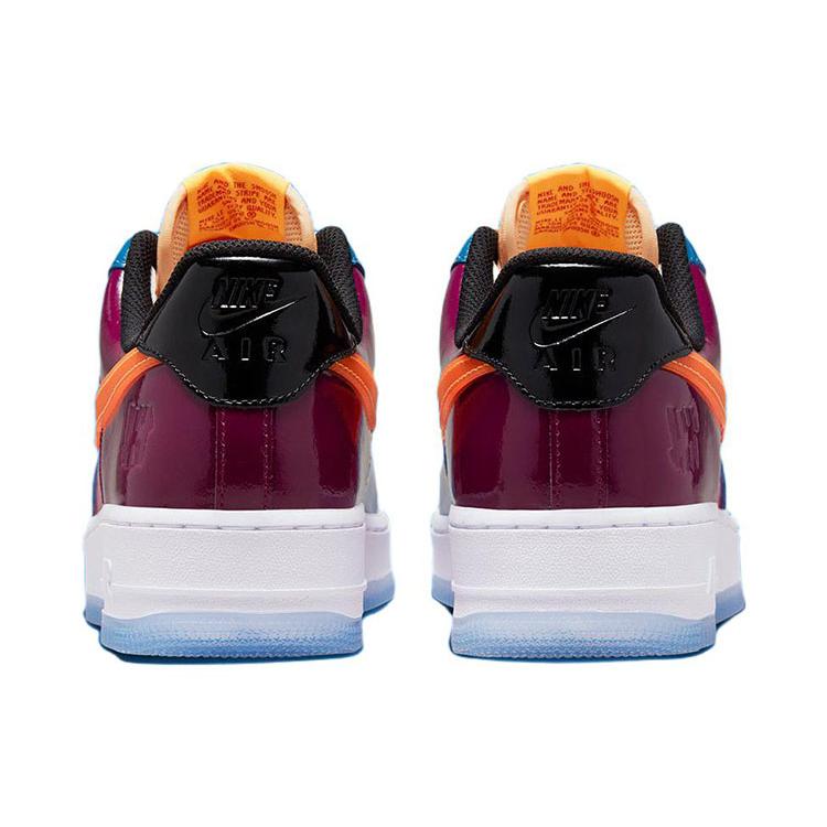 New Nike Air Force 1 Low Sp Undefeated Multi Patent Total Orange DV5255-400