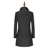 Tromen Women's Professional Mid-length Wool Coat