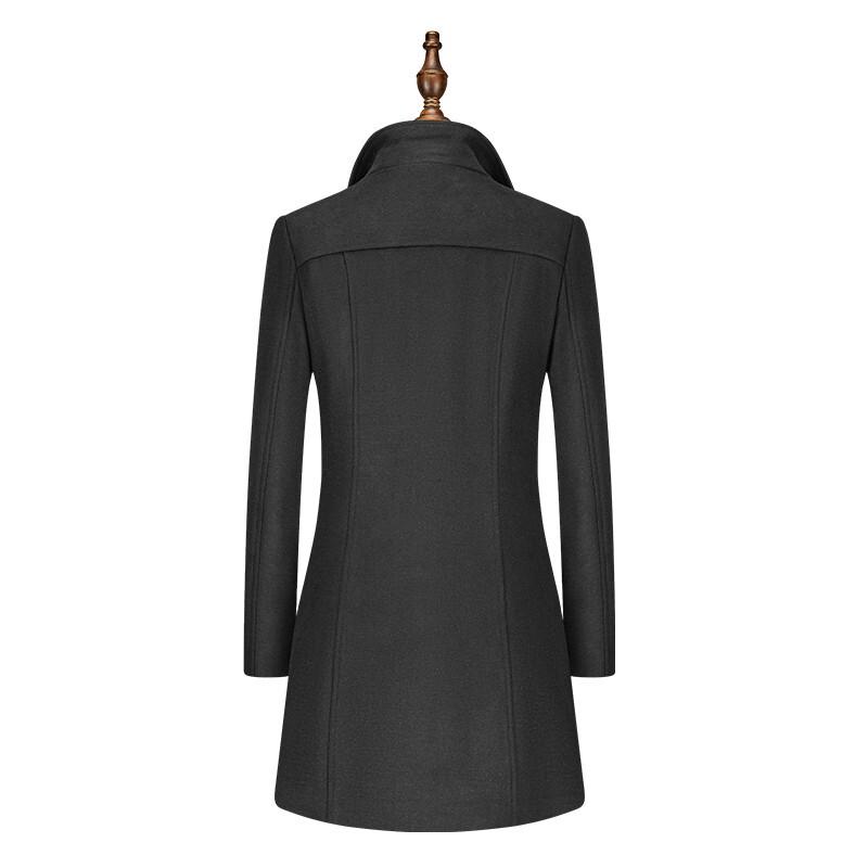 Tromen Women's Professional Mid-length Wool Coat