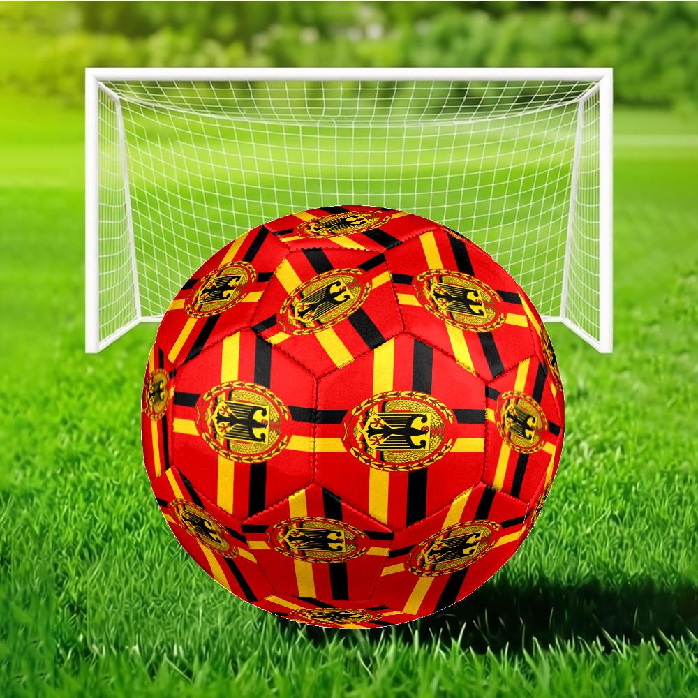 Eagle Emblem Of Germany Soccer Ball Size 5 Soccer Ball, Machine-stitched, Durable, Suitable for Training and Matches Fan Gift
