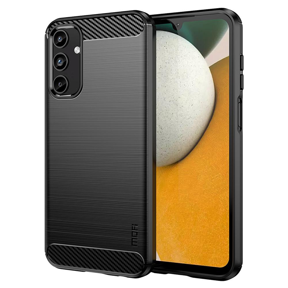 MOFI JK TPU Series-1 For Samsung Galaxy A15 4G Case Carbon Fiber Texture Phone Cover TPU Shell