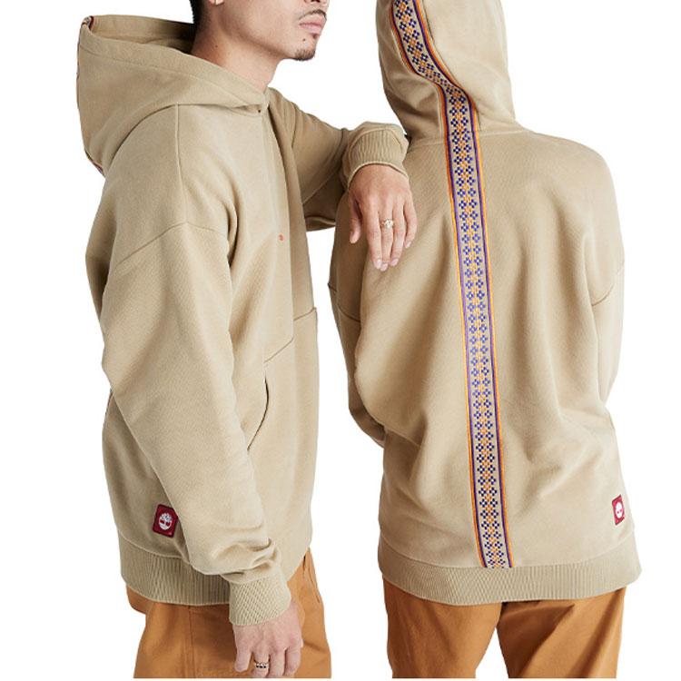 Timberland X CLOT Collaboration Eastern Embroidery Pullover Sweatshirt Unisex Sweatshirt Khaki A63KR-918