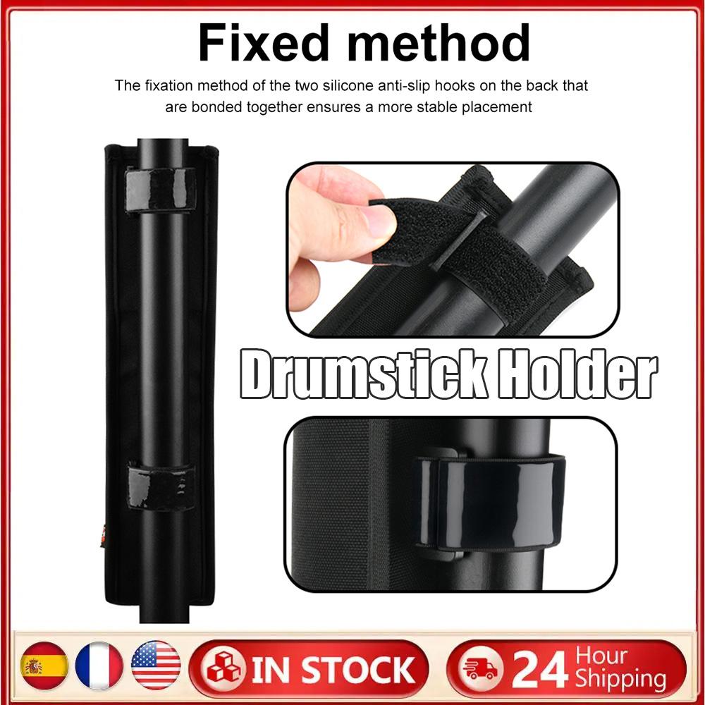 Drumstick Holder Nylon Drum Sticks Holder Bag Drumstick Tube Bag for Drumsticks Mallets