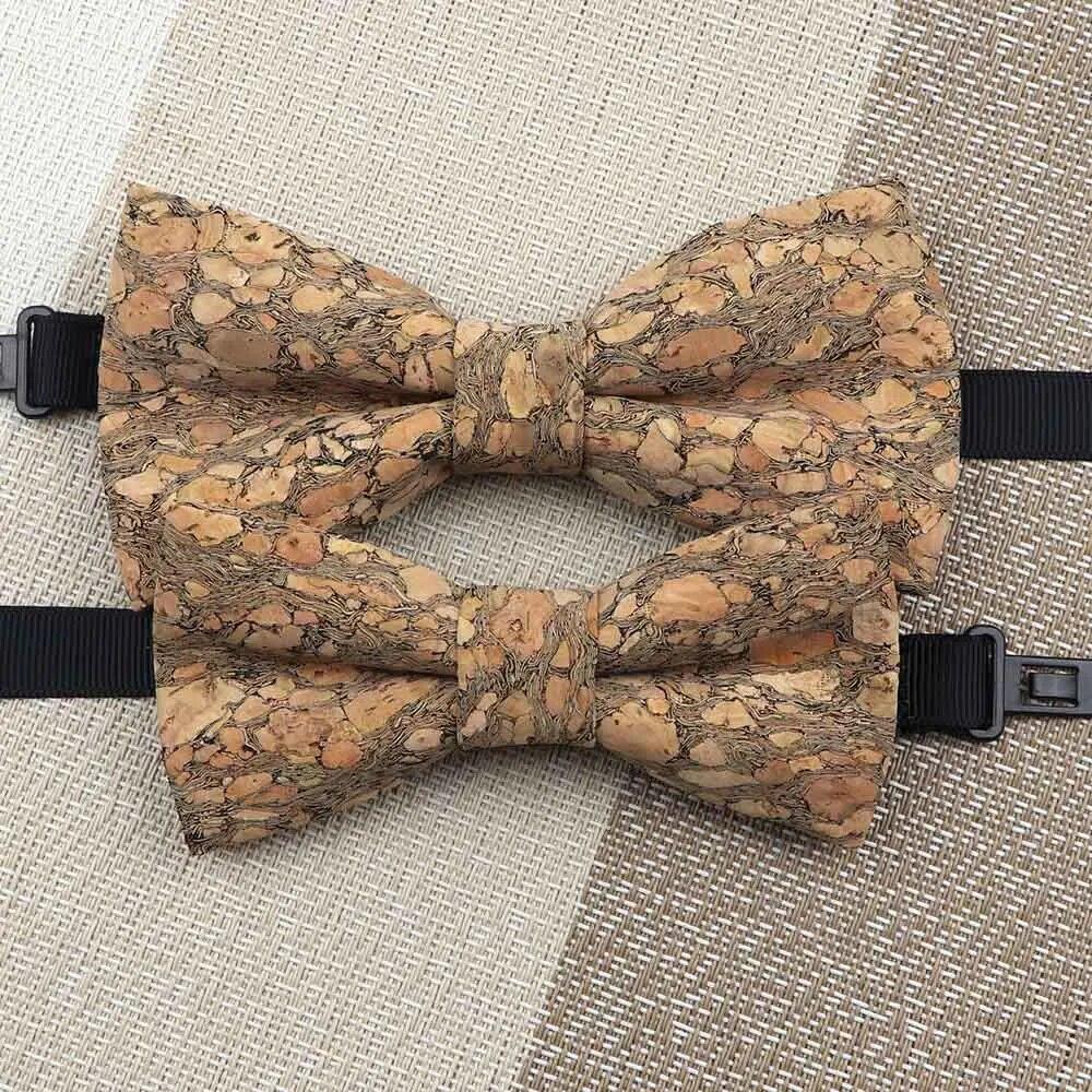 1PC, Fashion Bow Shape Bow Tie, Double Layer, Wood, Gentleman,Handmade, Butterfly,