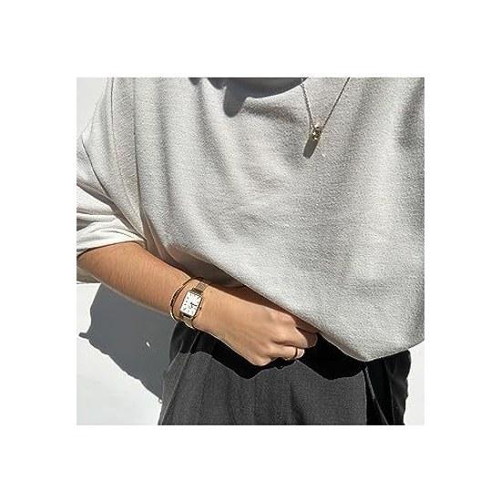 Daniel Wellington DW Womens Watch Quadro 20X26 Pressed Evergold G White Square Brand Stylish Cute Female Popular Gift Simple Luxury