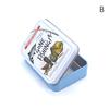 Small Cartoon Tin Box Hairpin Storage Case Rectangular Jewelry Cosmetic Organizer For Candy Pill Hinged Empty Box