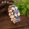Color painting oil geometric oval elastic bracelet, fashionable and high-end women's versatile alloy bracelet