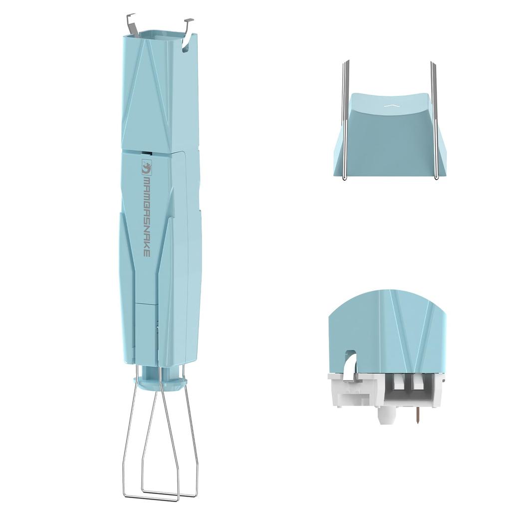 MAMBASNAKE Mechanical Keyboard Key Puller, 2-in-1 Keycap Puller, Convenient Keycap Puller and Key Switch Puller, Quick Shaft Puller, Grip-Type, Easy