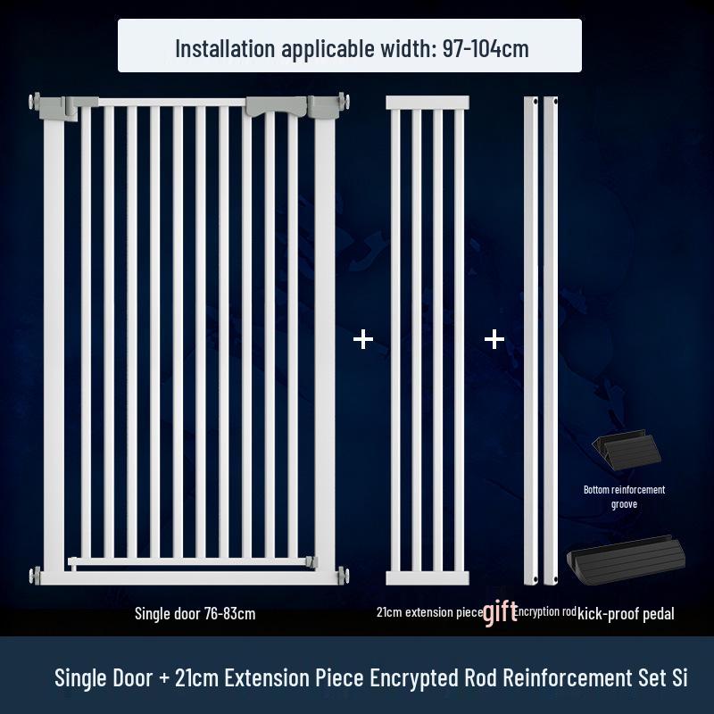 Cat Door Barrier: Auto-Close Pet Gate for Indoor, Balcony, or Stairway - No Drilling Needed