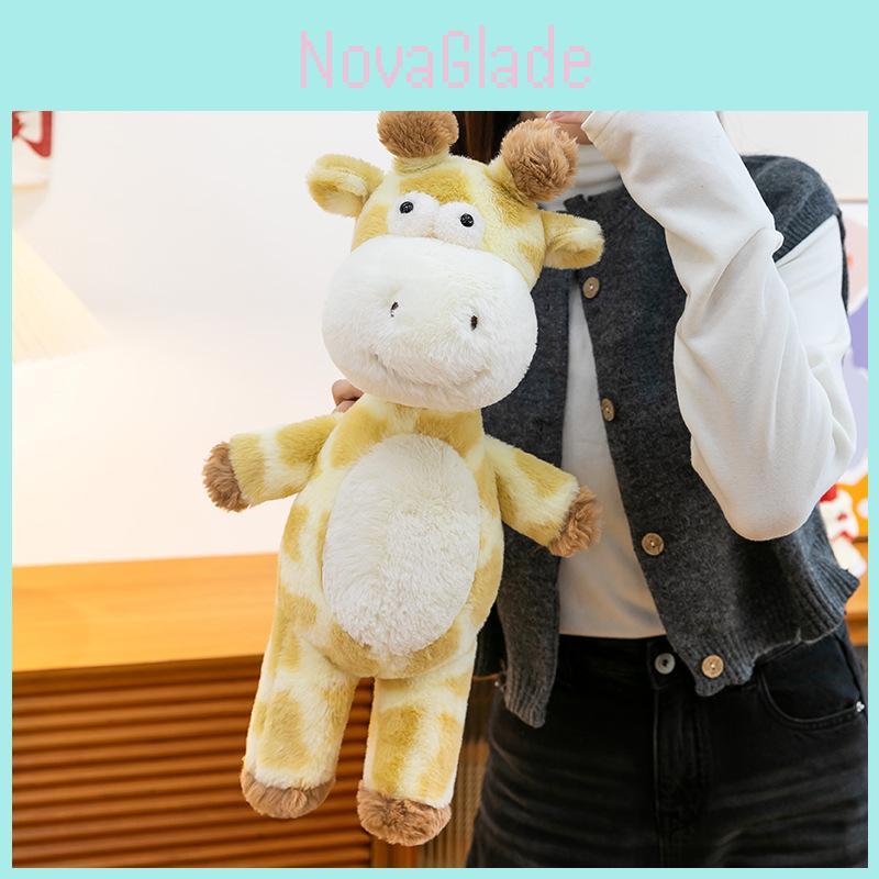 Giraffe Plush Pillow With Pp Cotton Filling For Kids And Adults