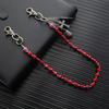 Vintage Red Skull Cross Trouser Chain Punk Street Jeans Accessories Men'S And Women'S Y2K Wine Bottle Tide Hip Hop Waist Chain