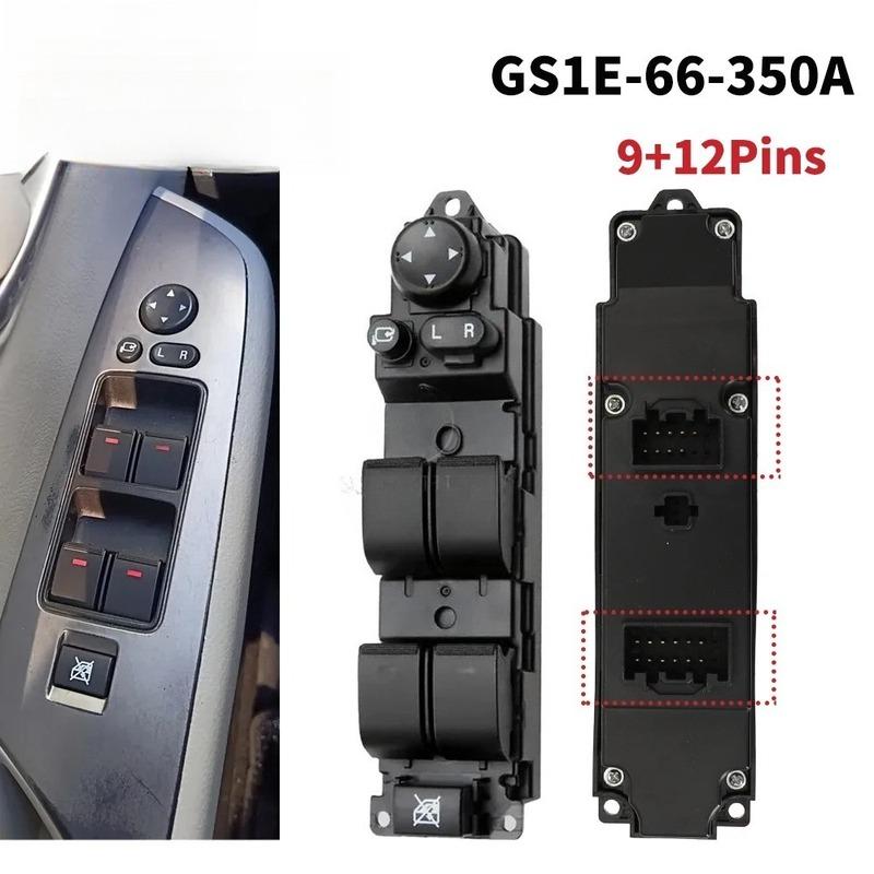 Power Window Master Switch Button Lifter Control Regulator GS1E-66-350A GS1E66350A For Mazda 6 GH 2007-2013 9+12P