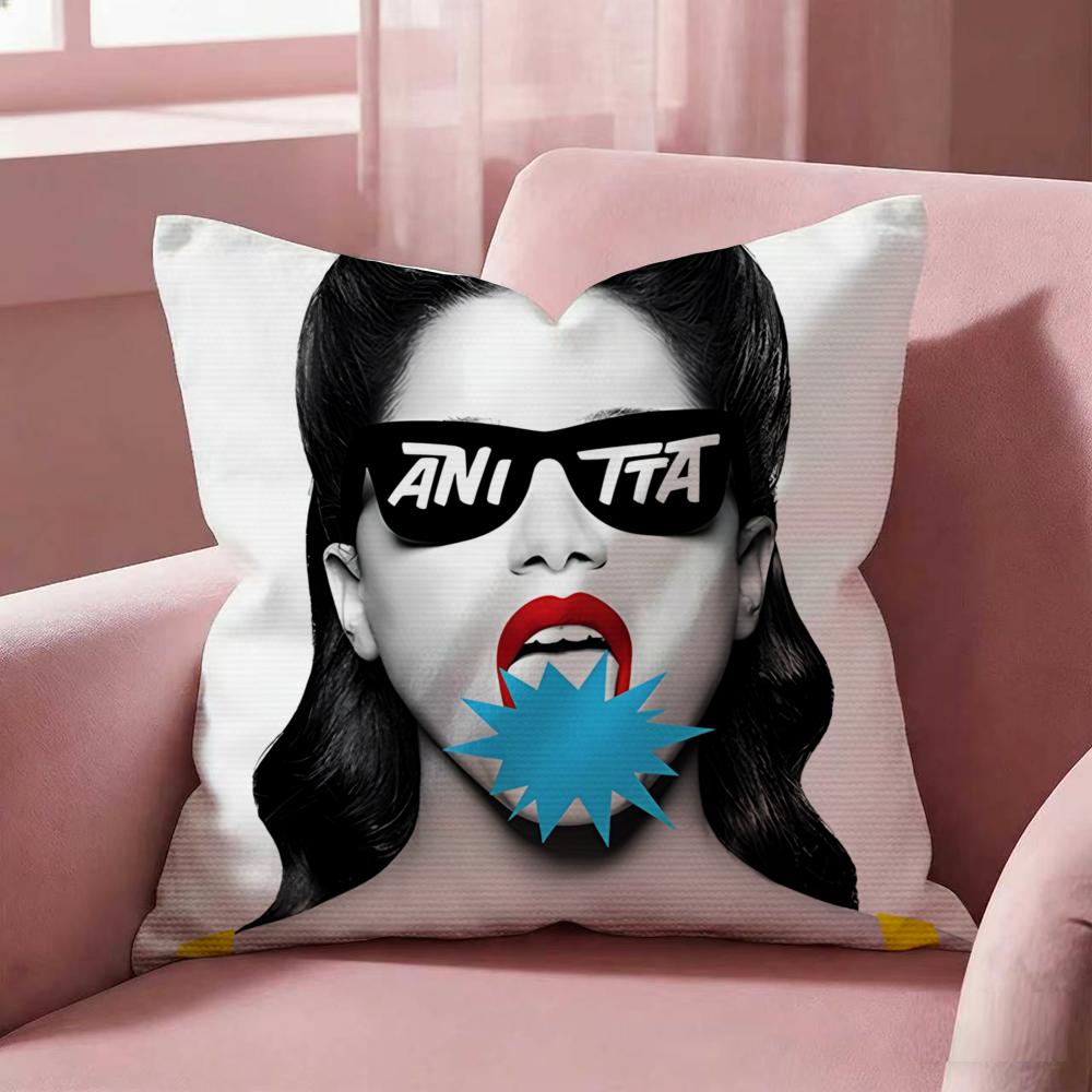 A-Anitta Cushion Cover Fabric Soft Furnishing,Pillowcase, Cushion Cover, Sofa Pillow, Home Decoration