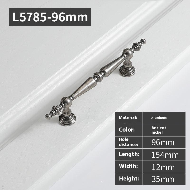 Antique Bronze Brass Pull Handles Vintage Cabinet Door Drawer Wardrobe Knobs 1PC Decorative Hardware Furniture