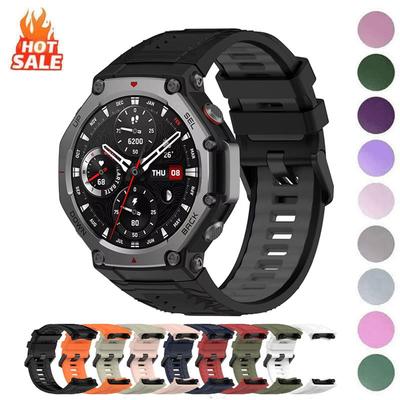 Silicone Strap For Amazfit T-rex 3 T-REX2 Smart Watch WristBand Sport Band For Huami Amazfit Bracelet With Strap Tool Accessory