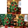 Christmas Tree Costume Set With Bow For Cosplay Holiday Parties