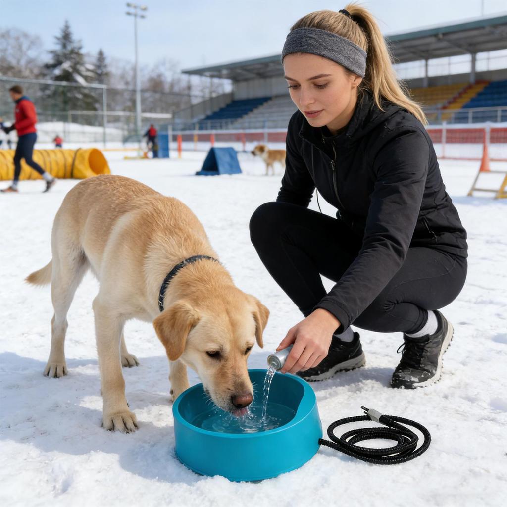 Pet Constant Temperature Heated Drinking Bowl Cat Dog Water Bowl Heated Drinking Dispenser For Farm Chicken Duck Feeding Tools