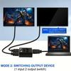 2026 Best HDMI Switcher 4K Bi-Direction 2.0 HDMI Switch 1x2/2x1 Adapter 2 in 1 out Converter for PS4 PS5 TV Box HDMI Splitter 4