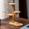 1pc Stable Bamboo Plant Stand Multi-Tier Tree-Shaped Succulent Display Rack Desktop Decor Flower Pot Holder Home Office