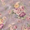Retro Rose Printed Cotton Linen Fabric for DIY Patchwork