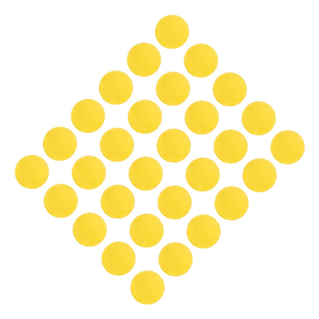 30pcs 21.5mm EVA Foam Golf Balls Soft Foam Practice Golf Balls for Indoor and Outdoor Training