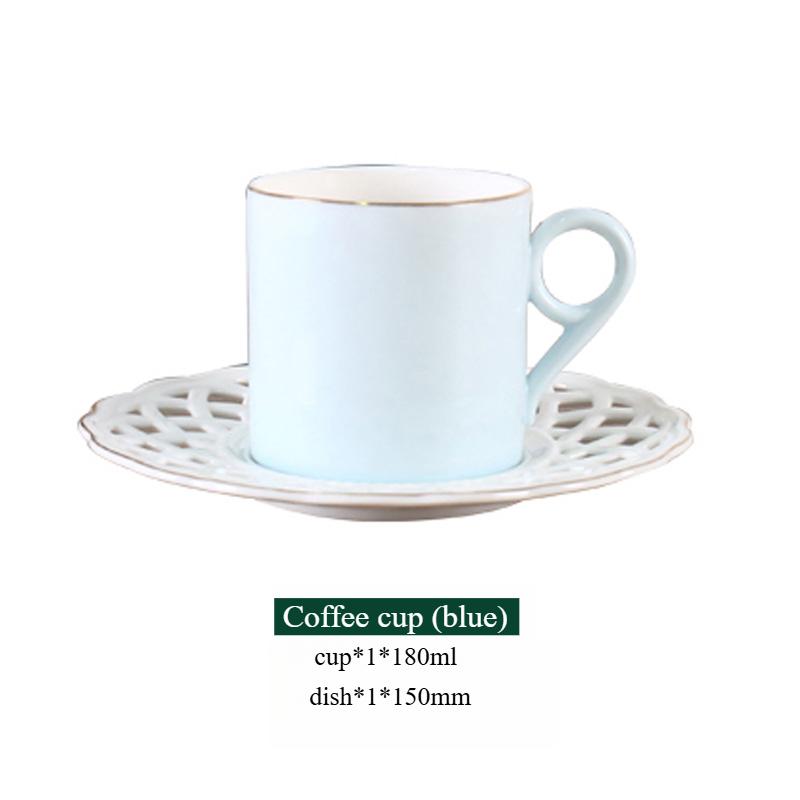 

Large Glossy Ceramic Coffee Mug Set, Pink Tea Cup for Office and Home, Suitable for Dishwasher and Microwave, синий